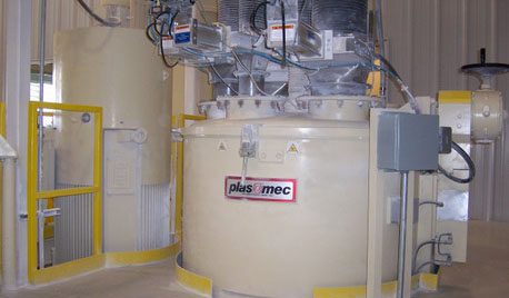 The actual heat mixer on site
