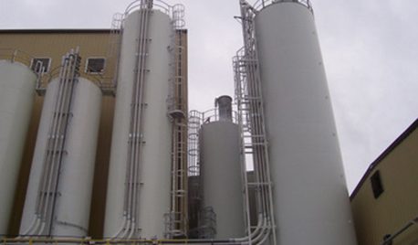 The actual silos on site